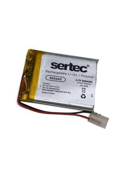 Sertec 403443 3.7v 520 Mah Li-polymer Pil Devreli/1.5a Evimdeyokyok