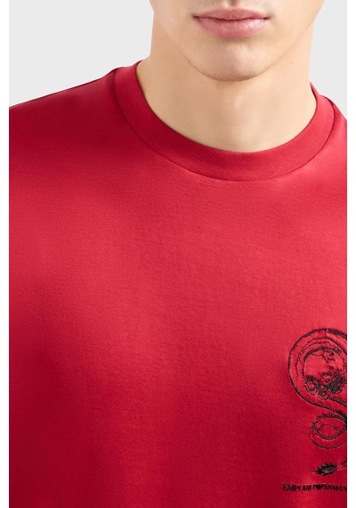 Emporio Armani Erkek T Shirt Em000009 Af10017 M5003 Kırmızı