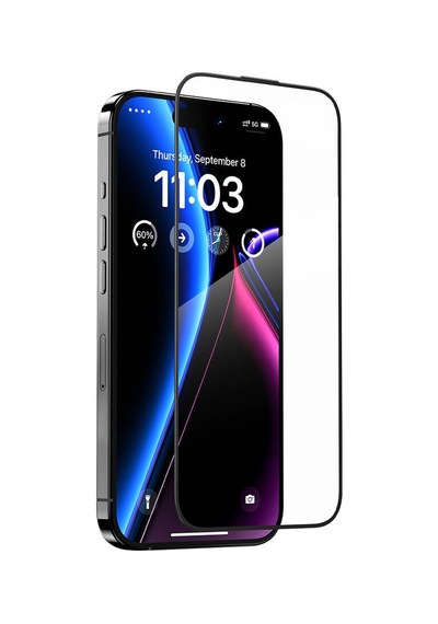 Apple iPhone 15 Pro Uyumlu Benks V Pro Sapphire Shield Ekran Koruyucu Kolay Uygulama Aparatlı