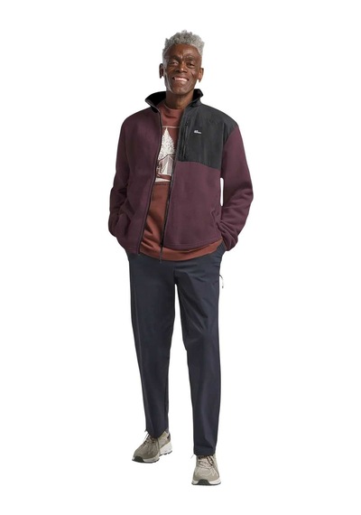 Jack Wolfskın Jack Wolfskin Sumetro Fz Erkek Mor Polar Ceket I0116 Mürdüm