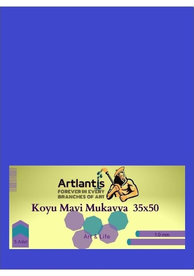 Renkli Mukavva 35X50 5 Adet Artlantis Renkli Mukavva 5 Adet