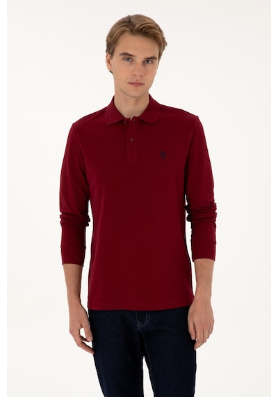 U.s. Polo Assn. Erkek Bordo Sweatshirt 50307688-vr014 Bordo