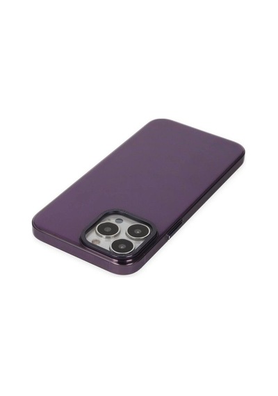Apple İphone 13 Pro Max Kılıf Anka Pc Sert Metal Kapak