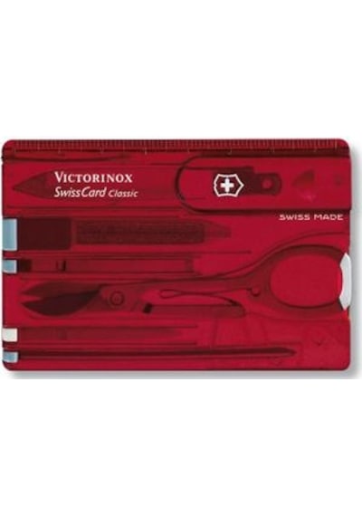 Victorinox Kamp 0.7100.T Swisscard Classic Ruby Kırmızı - Siyah