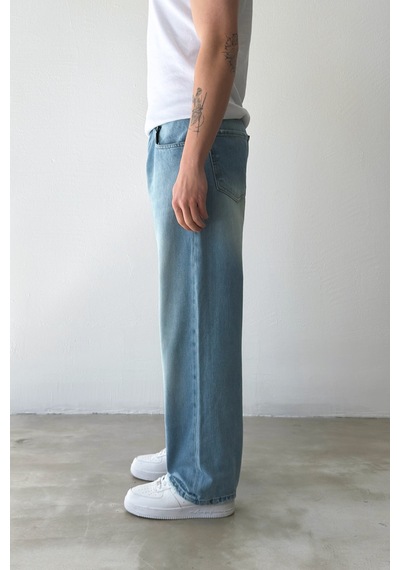 Flaw Eskitme Model Regular Jean-29103 Buz Mavi
