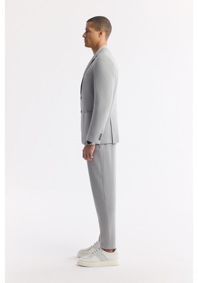 Avva Erkek Gri Mono Yaka Viskon Karışımlı Hafif Bi-stretch Blazer Comfort Slim Fit Ceket A51y4001 Avva Erkek Gri Mono Yaka Viskon Karışımlı Hafif Bi-stretch Blazer Comfort Slim Fit Ceket A51y4001