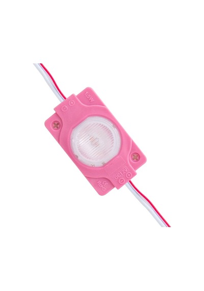 12v 1.5w Pembe Tekli Mg Modül Led 20 Adet