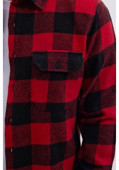Tudors Erkek Slim Fit Dar Kesim Uzun Kollu Kapaklı Çift Cepli Kareli Kışlık Oduncu Gömlek-41626 Çok Renkli Tudors Erkek Slim Fit Dar Kesim Uzun Kollu Kapaklı Çift Cepli Kareli Kışlık Oduncu Gömlek-41626 Çok Renkli