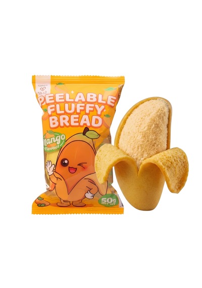 Tokimeki Peelable Fluffy Bread Mango Flavour 50g