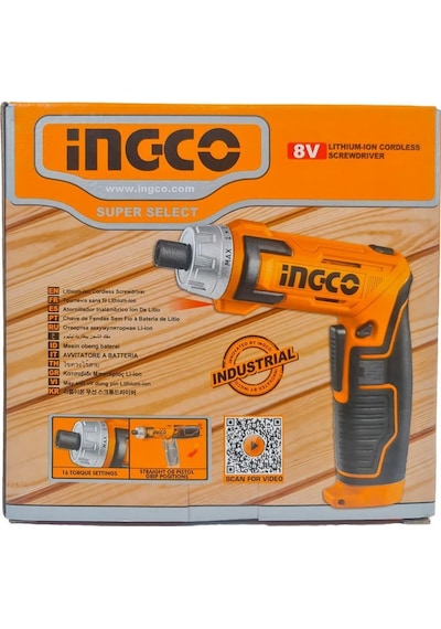 Ingco CSDLI0802 8V Li-ion Akülü Vidalama