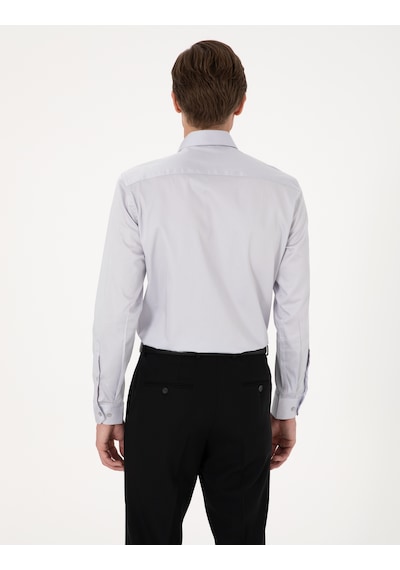 Pierre Cardin Erkek Gri Gömlek Basic 50305127-vr024 Gri