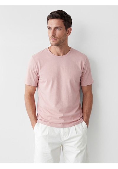 Lcwaıkıkı Classic Pembe %100 Pamuk Regular Fit Basic Tişört