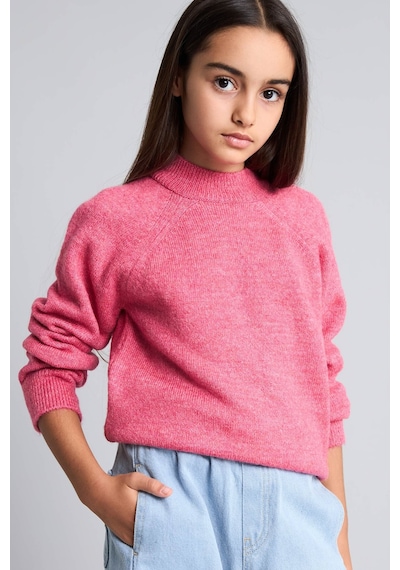 Defacto Reglan Kol Bisiklet Yaka Triko Basic Kazak Kız Çocuk H8406a826aupn86 Pembe-pn86
