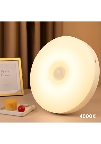 Sensörlü Led Gece Lambası Şarj Edilebilir Ve Taşınabilir 4000k Işık Usb İle Dolap Içi Merdiven Gardrop Altı Ku Diğer 77336933