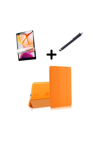 Apple Uyumlu iPad, 7. 8. 9. Nesil 10.2 Kılıf Set Pu Deri Smart Tablet Kilifi Ekran Koruyucu + Kalem