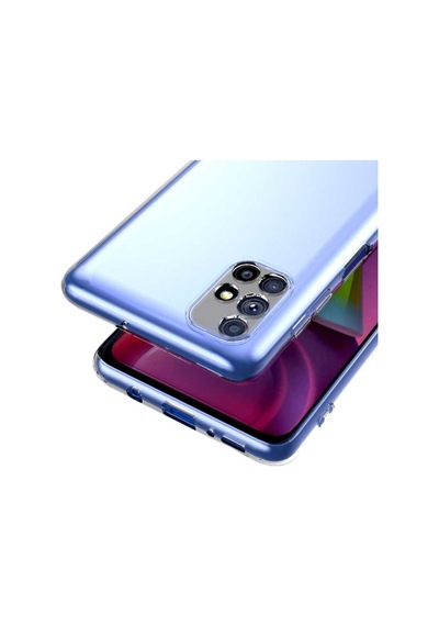 Galaxy M51 Kılıf Zore Kamera Korumalı Süper Silikon Kapak Renksiz