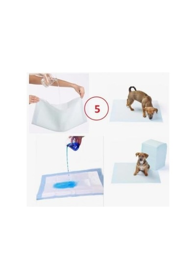 Easyflow Kedi Ve Köpek Çiş Pedi, 60x90 Cm, 120 Adet, Pati Temizleme Mendili Dahil