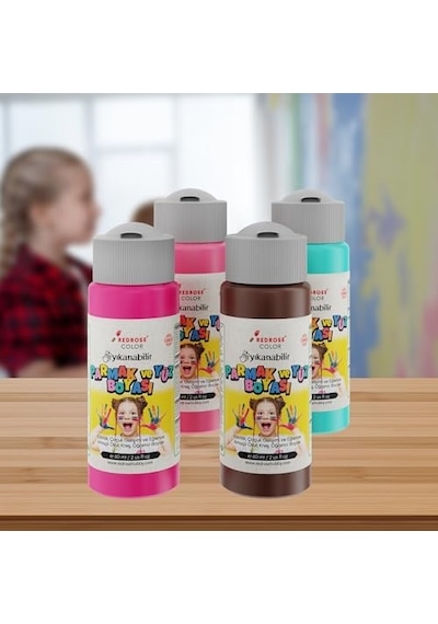 Tamamlayıcı Renkler Parmak Boyası 4'lü Set 4x60 Ml Diğer