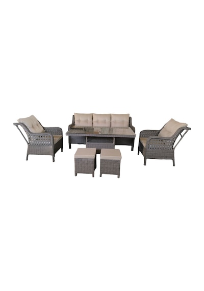 Rattanhome Rose Max Açık Gri