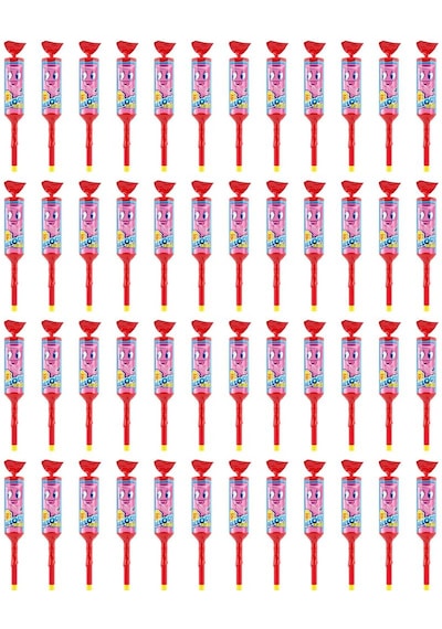 Chupa Chups Çilek Aromalı Düdüklü Lolipop Şekerleme 15 Gr X 48 Ad
