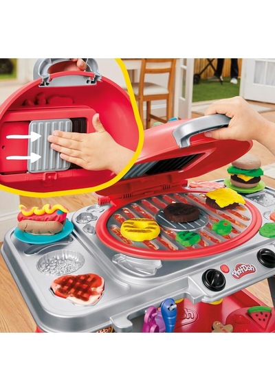 G0500 Play-doh Cızırtılı Izgara Oyun Seti +3 Yaş Çok  Renkli