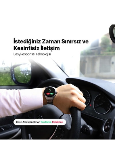 Ttec 2SW08 Tempus Pro S 45 MM Amoled Ekranlı Yuvarlak Metal Kasa