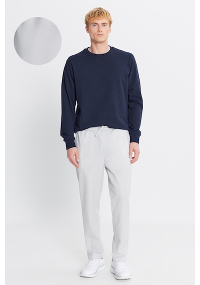 AC&Co / Altınyıldız Classics Erkek Grı Pamuklu Standart Fit Normal Kesim Beli Bağlamalı Yan Cepli Jakarlı Eşofman Altı Gri AC&Co / Altınyıldız Classics Erkek Grı Pamuklu Standart Fit Normal Kesim Beli Bağlamalı Yan Cepli Jakarlı Eşofman Altı Gri