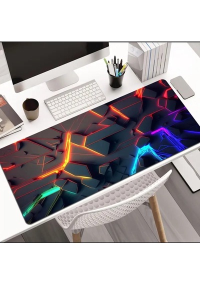 Sge Teknoloji 85x34 Cm 3d Boyut Tasarımı Kaydırmaz Taban Speed Yüzey Oyuncu Mouse Pad Gaming