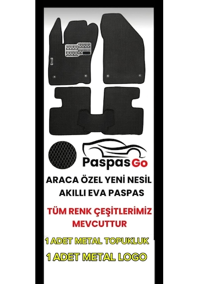 Peugeot 308 2022-2026 Yeni Nesil Araca Özel 3d Eva Oto Paspas