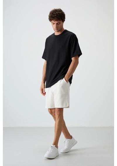 Tommy Life Air Jones Erkek Oversize 0 Yaka T-shirt 88379 001