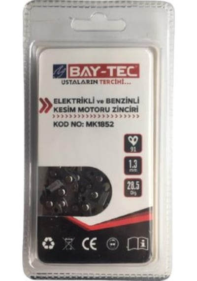 Bay-Tec Mk1852 Elektrikli Ve Benzinli Kesim Motoru Zinciri 28.5
