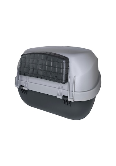 Motosiklet Arka Çanta 32 Litre Carbon Desen Sırt Dayama Pedi Motor Çanta Grey Gri