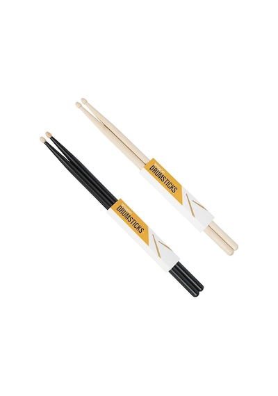 Wagon Drumsticks Hickory 5a Baget 2 Renk Çift