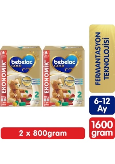 Konforlu Devam Sütü, 6-9 Ay İçin 800 Gr X 2 Paket