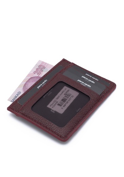 Pierre Cardin Bordo Unisex Deri Kredi Kartlık 0323b6f Bordo-floater