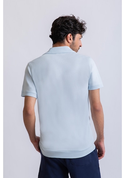Premium Polo Yaka Erkek Tişört Mavi