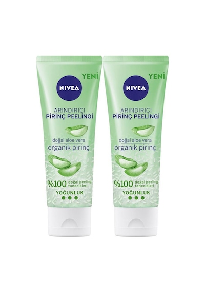 Nivea Organik Pirinç Peeling 75 ML x 2