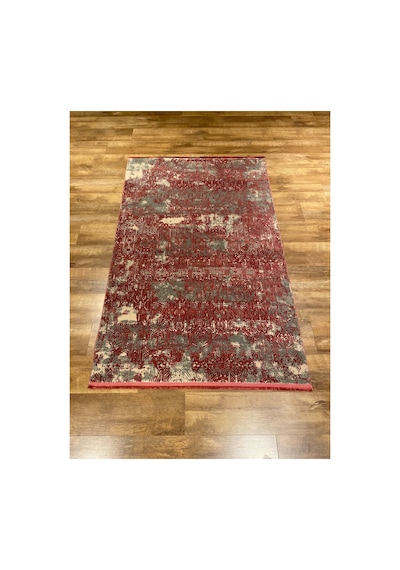 Palette Pa04c Kırmızı-gri Halı Çok Renkli