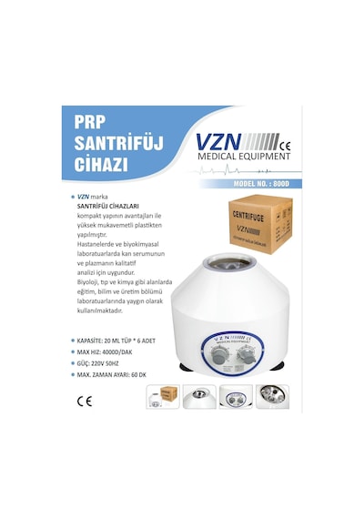 Prp Santrifüj Cihazı 6 Tüplü