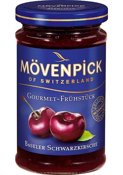 Mövenpick Gourmet Frühstück Schwarzkirsche Fruchtaufstrich 250 g