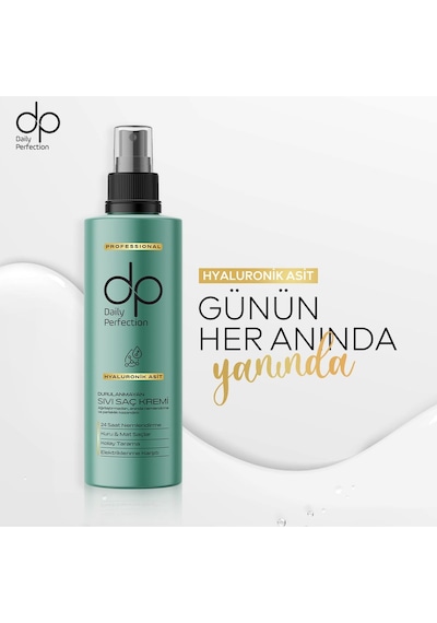 Dp Daily Perfection Hyaluronik Asit Durulanmayan Sıvı Saç Kremi  180 ML