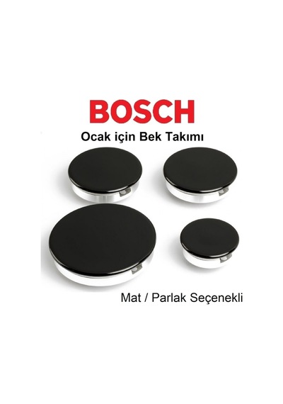 Bosch Uyumlu Ocak Için Döküm Şapka Bek Takimi Mat Veya Parlak Seçenekli - 476429661