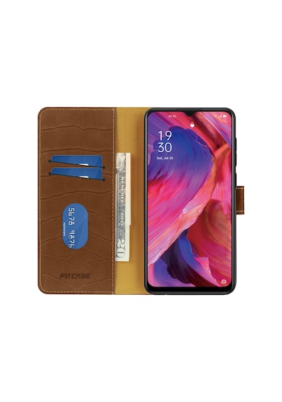 Oppo A73 Kilif Kroko Desen Kapakli Cüzdanli 489388190