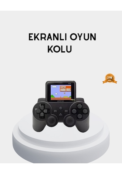 Atari S10 Retro Oyun Konsolu - 520 Nostaljik Oyun, Tv Bağlantılı, Şarjlı Ve Taşınabilir