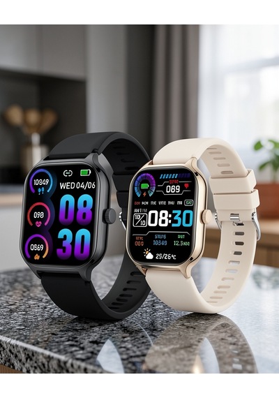 Akıllı Saat Su Ve Toza Dayanıklı Gps Adımsayar Nabız Takipli Uczhk9mini1 Siyah