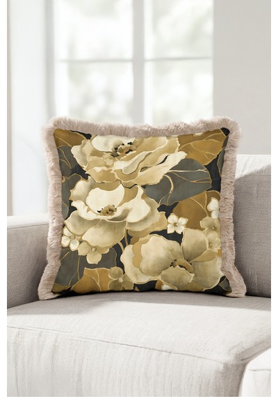 Çiçek Motifli Vintage Saçaklı Yastık Kılıfı - Zarif Floral Hardal Krem Vizon Püsküllü Kırlent Kılıfı Kayıp Yörünge Opal Çiçek Motifli Vintage Saçaklı Yastık Kılıfı - Zarif Floral Hardal Krem Vizon Püsküllü Kırlent Kılıfı Kayıp Yörünge Opal