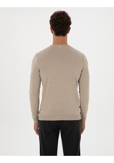 Pierre Cardin Erkek Kum Melanj Kazak /triko 50315584-vr123 Kum Melanj