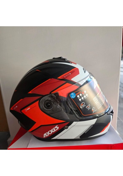 Kapalı Kask Axxıs Mat Siyah Koyu Kırmızı Açık Kırmızı Beyaz S Mat Siyah - Kırmızı - Beyaz Kapalı Kask Axxıs Mat Siyah Koyu Kırmızı Açık Kırmızı Beyaz S Mat Siyah - Kırmızı - Beyaz