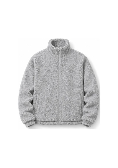 Ghassy Co. Erkek Alaska Regular Peluş Sherpa Kışlık Tam Fermuarlı Polar Sweatshirt Diğer
