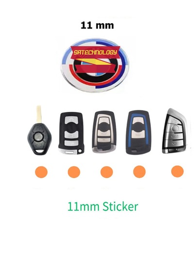 Kumanda Anahtar Logo Arma 11mm 50.yıl Newtypeblue 2 Adet